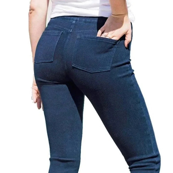 SPANX Denim - Spanx Jean-ish Ankle Leggings in Twilight. Sz: Large